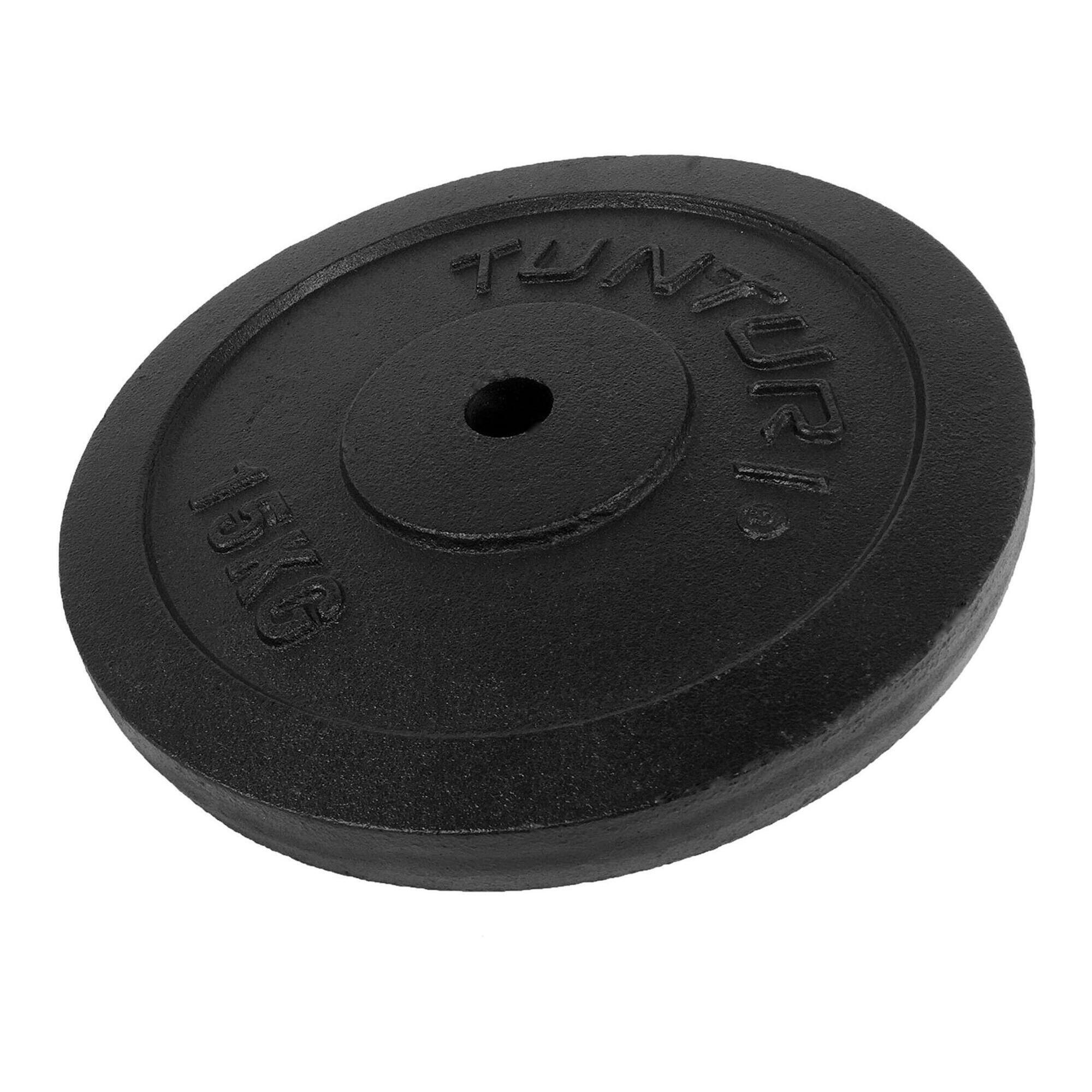 TUNTURI Kotouč na činky litina 30 mm varianta 15 kg / 30 mm