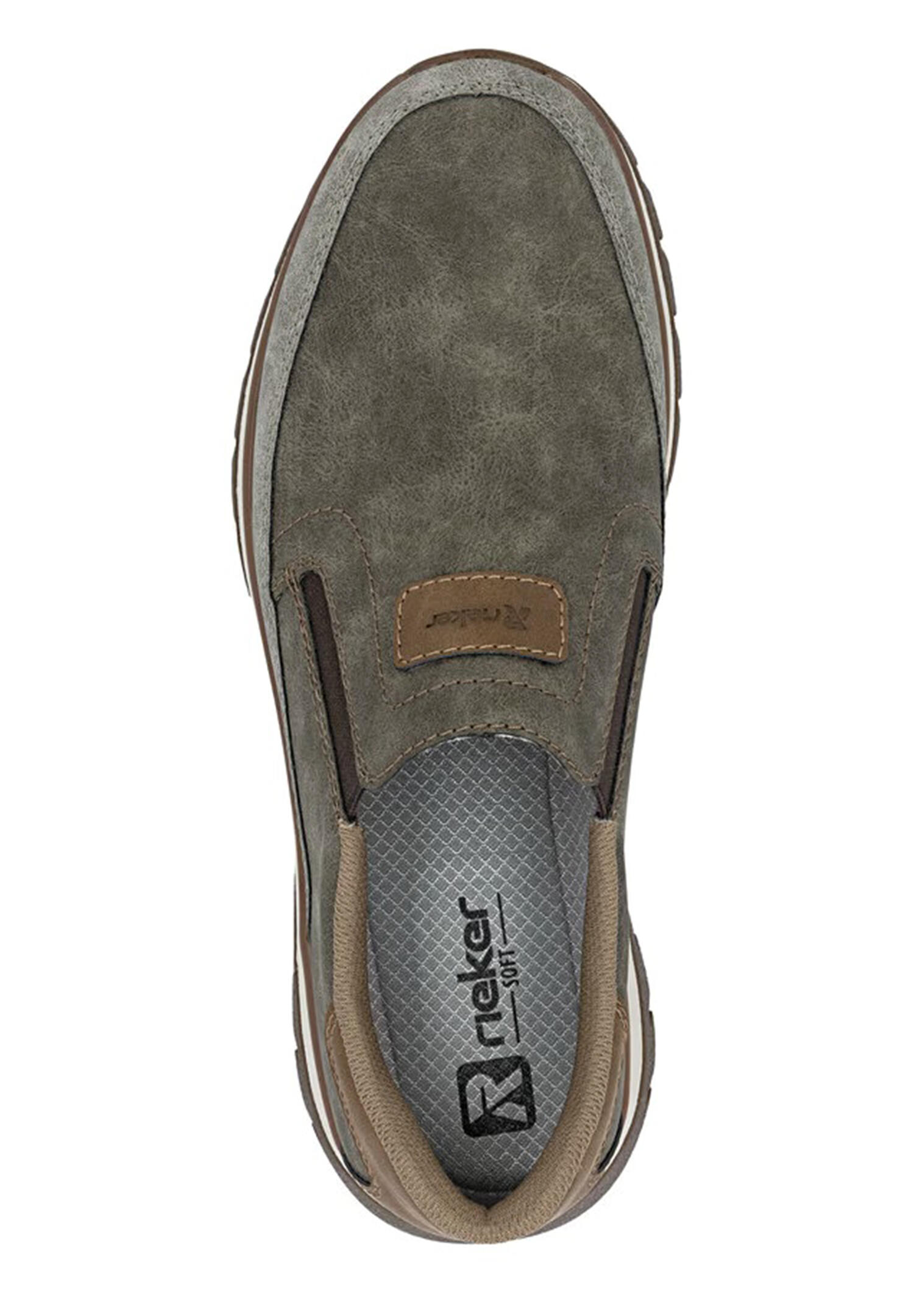 Rieker Herren Slipper  Halbschuhe Leder Komfort B9350-25 Brown 4/5