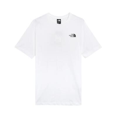 T-shirt met korte mouwen the north face model nf0a87npfn41 voor mannen