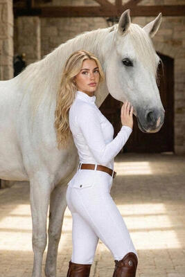 Pantaloni Fay bianchi