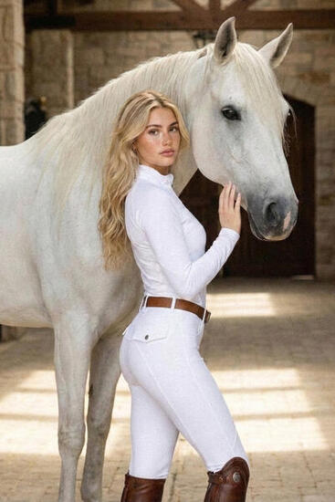 Pantaloni Fay bianchi