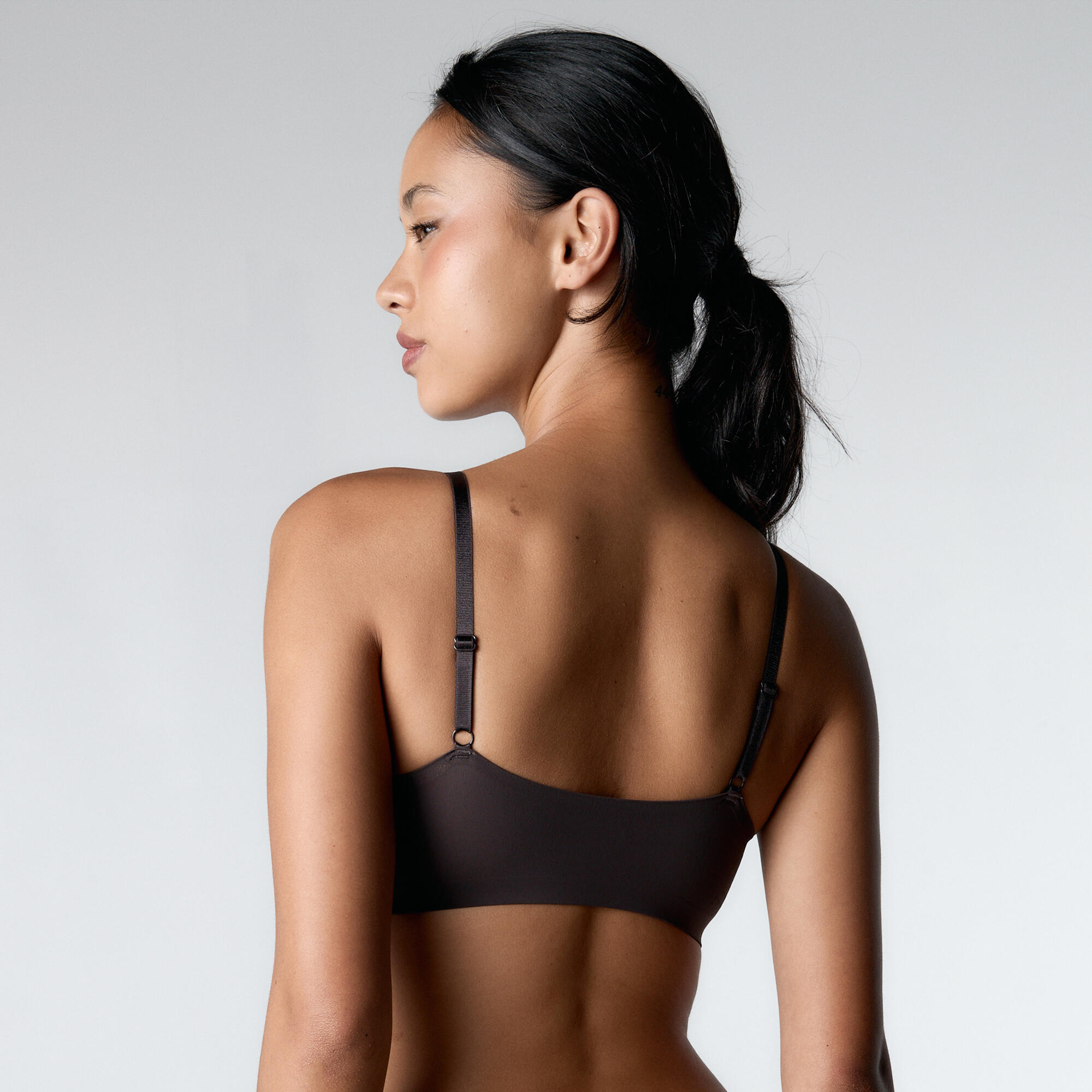 Soutien-gorge Triangular Eryx Black Limba Chocolate Microfiber 2/7