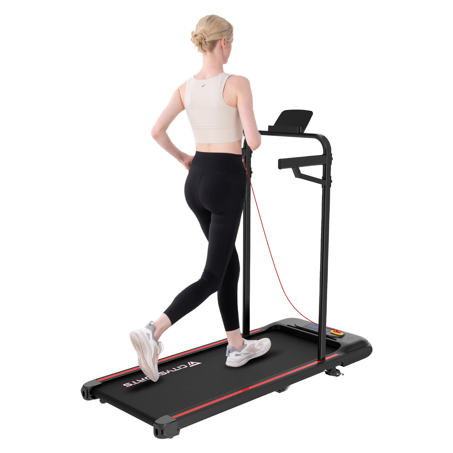Laufband mit Steigung bis zu 13,01 %. WP8S-440W-6km/h-Abnehmbare Armlehnen 5/6