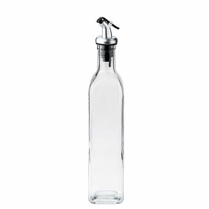 Olive Oil Vinegar Pourer Dispenser Glass Bottle  Tools Cooking - 1 PCS/250 ML