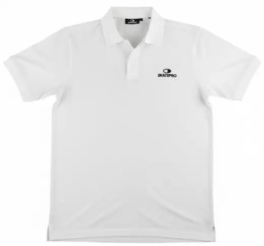 SkatePro Heavy Polo T-shirt - XXL - Bianco