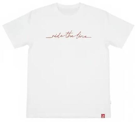 SkatePro RIDE THE LINE T-shirt - XL - Wit