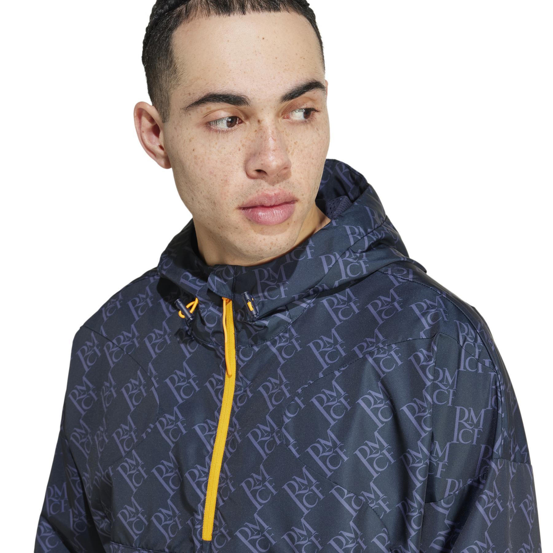 Coupe-vent demi-zip Real Madrid Seasonal 6/7