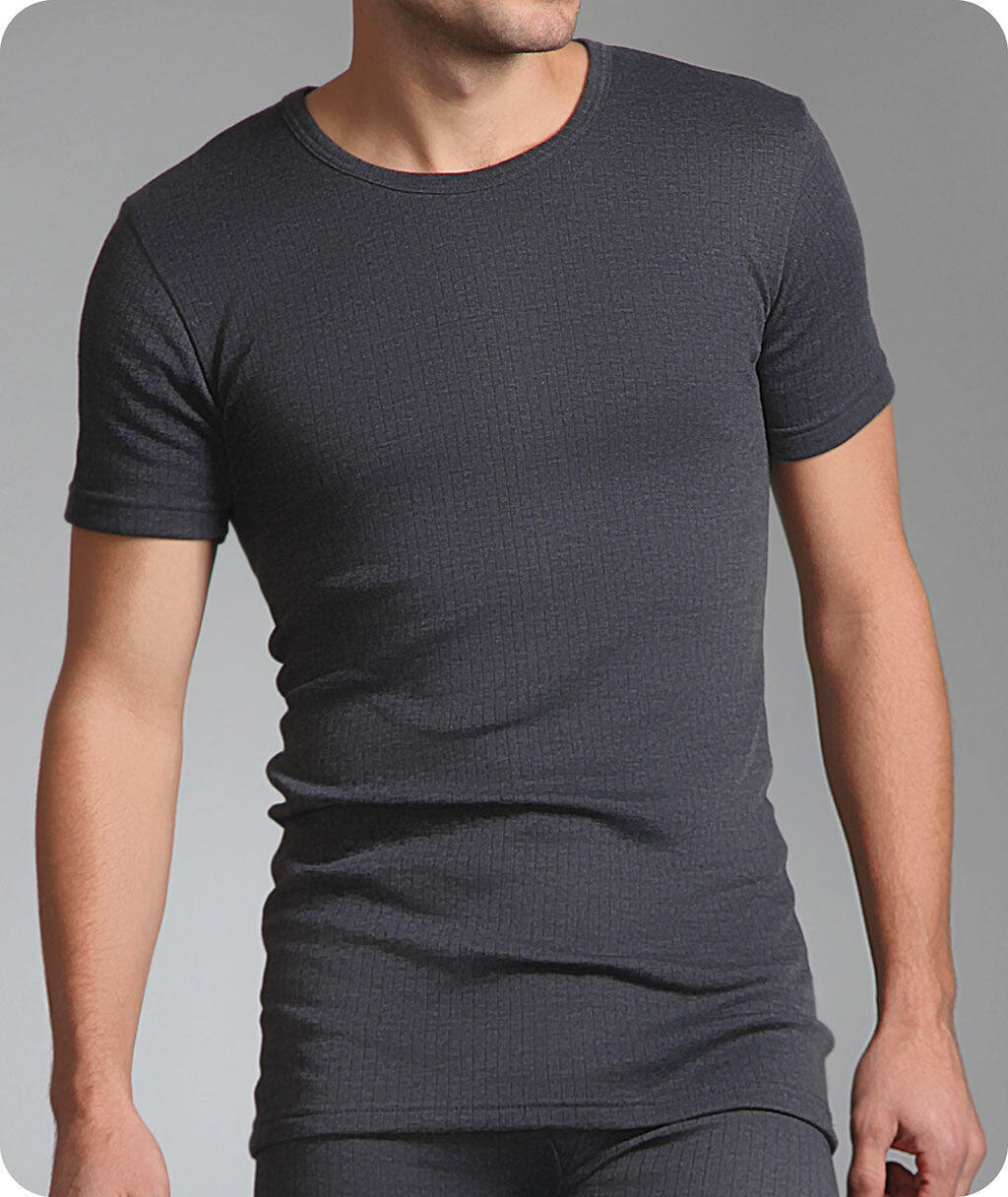 HEAT HOLDERS Thermal Underwear Short Sleeve Brushed Vest