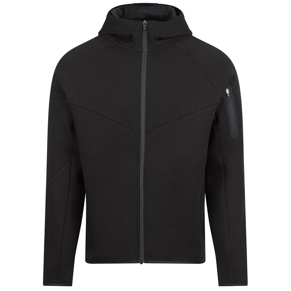 Just Cool Mens Adapt Fleece Full Zip Hoodie