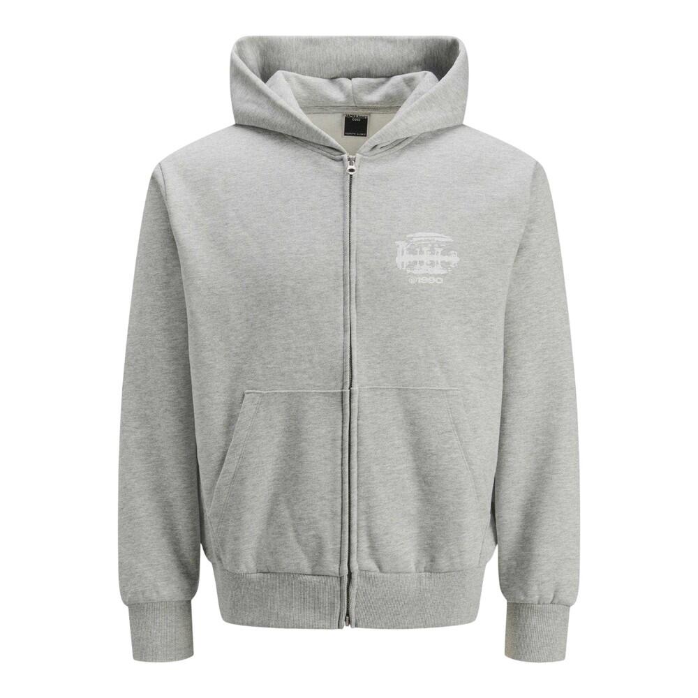 Jack And Jones Mens Prime Full Zip Hoodie