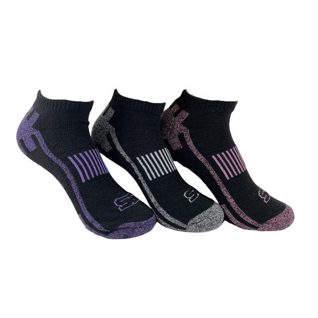 STORM BLOC 3Pk Performance Low Cut Trainer Socks - Womens