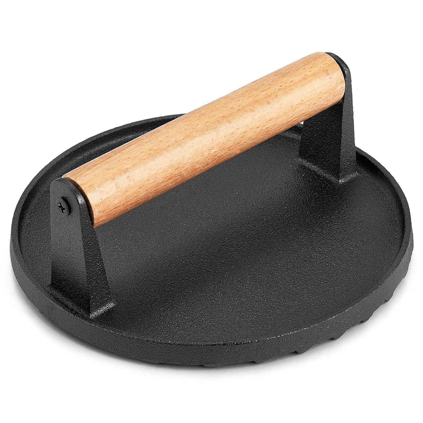 Heavy Duty Cast Iron Grill Burger Press