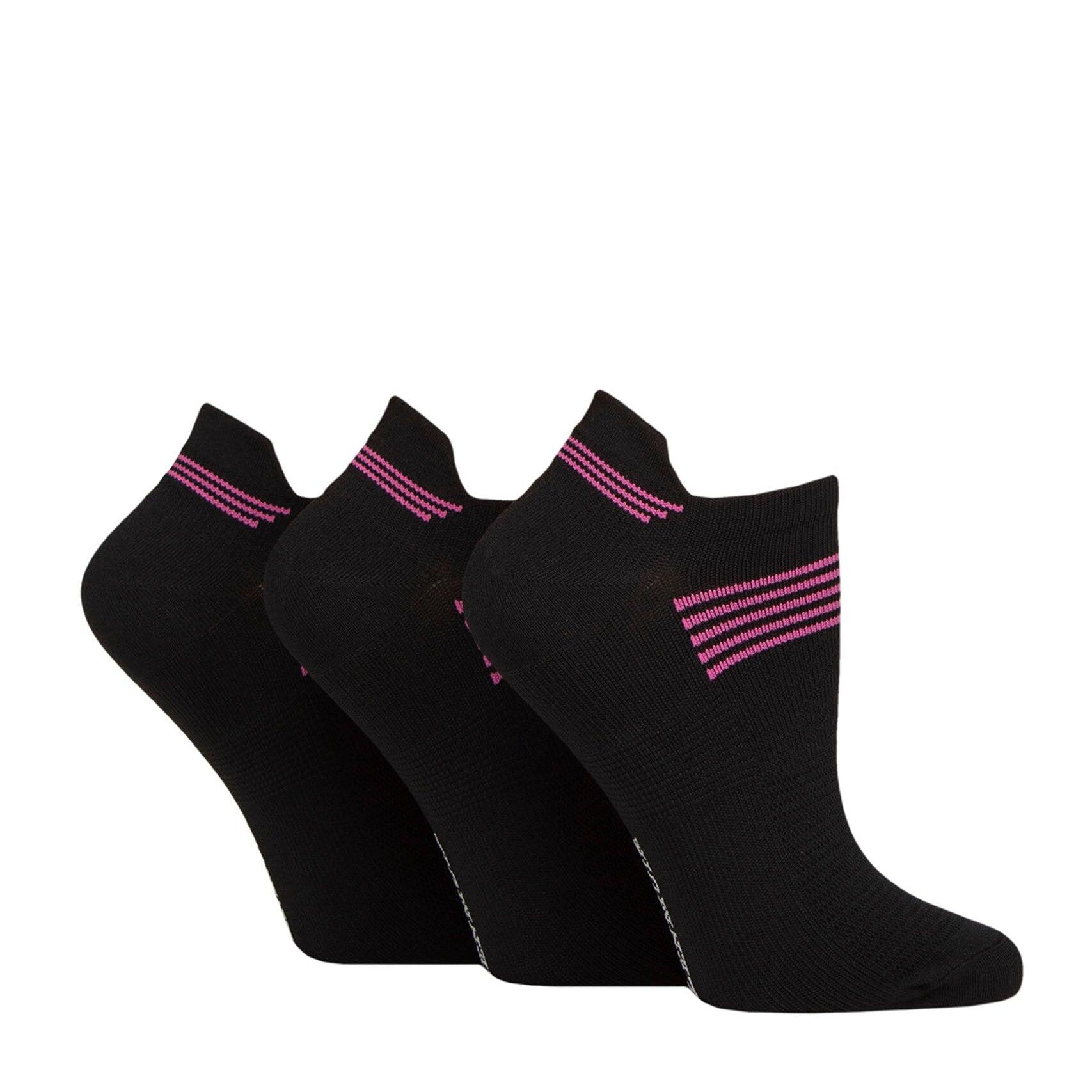 GLENMUIR 3PK Compression Trainer Sport Socks - Women's