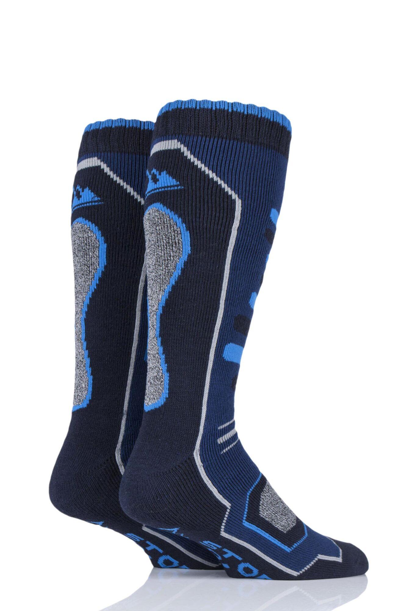 STORM BLOC 2Pk Long Leg Ski Socks-Mens