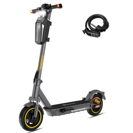 Trottinette Électrique EV10S MAX ABE–Moteur 500W, Pneus Runflat 10“, APP, 27Ah