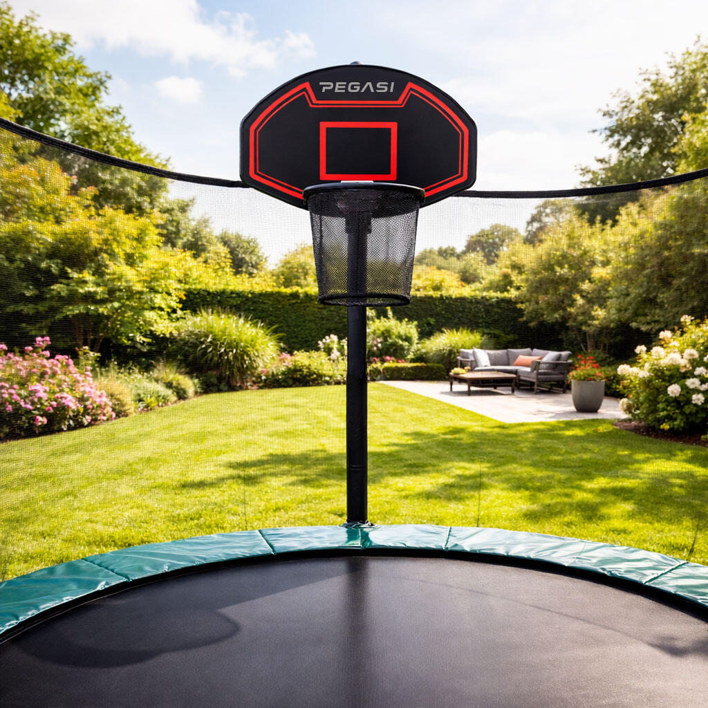 Pegasi basketbalbord trampoline 75x45cm 2/5