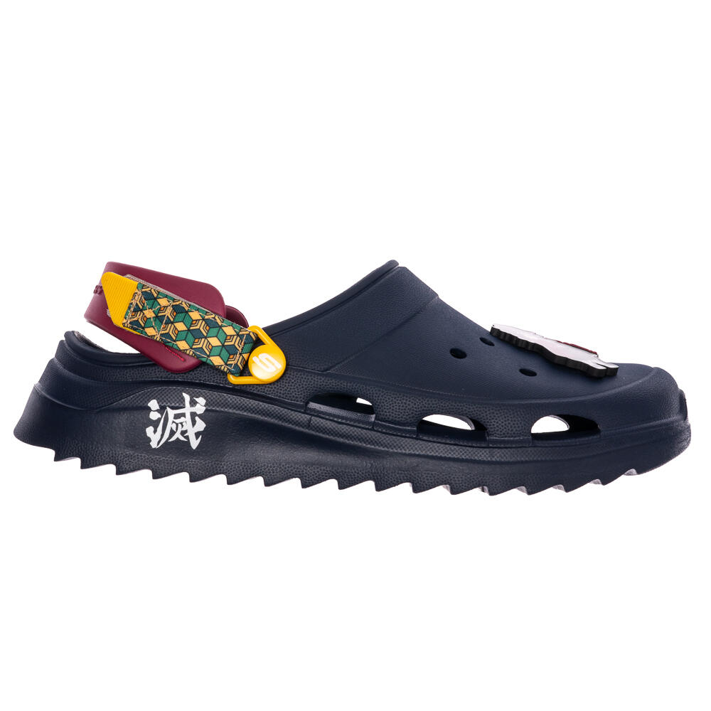 SKECHERS 男鞋休閒系列涼拖鞋鬼滅之刃聯名款-富岡義勇款(802032NVY)