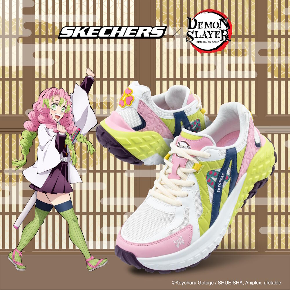 SKECHERS 女鞋休閒系列鬼滅之刃聯名款-甘露寺蜜璃款(800036WMLT)