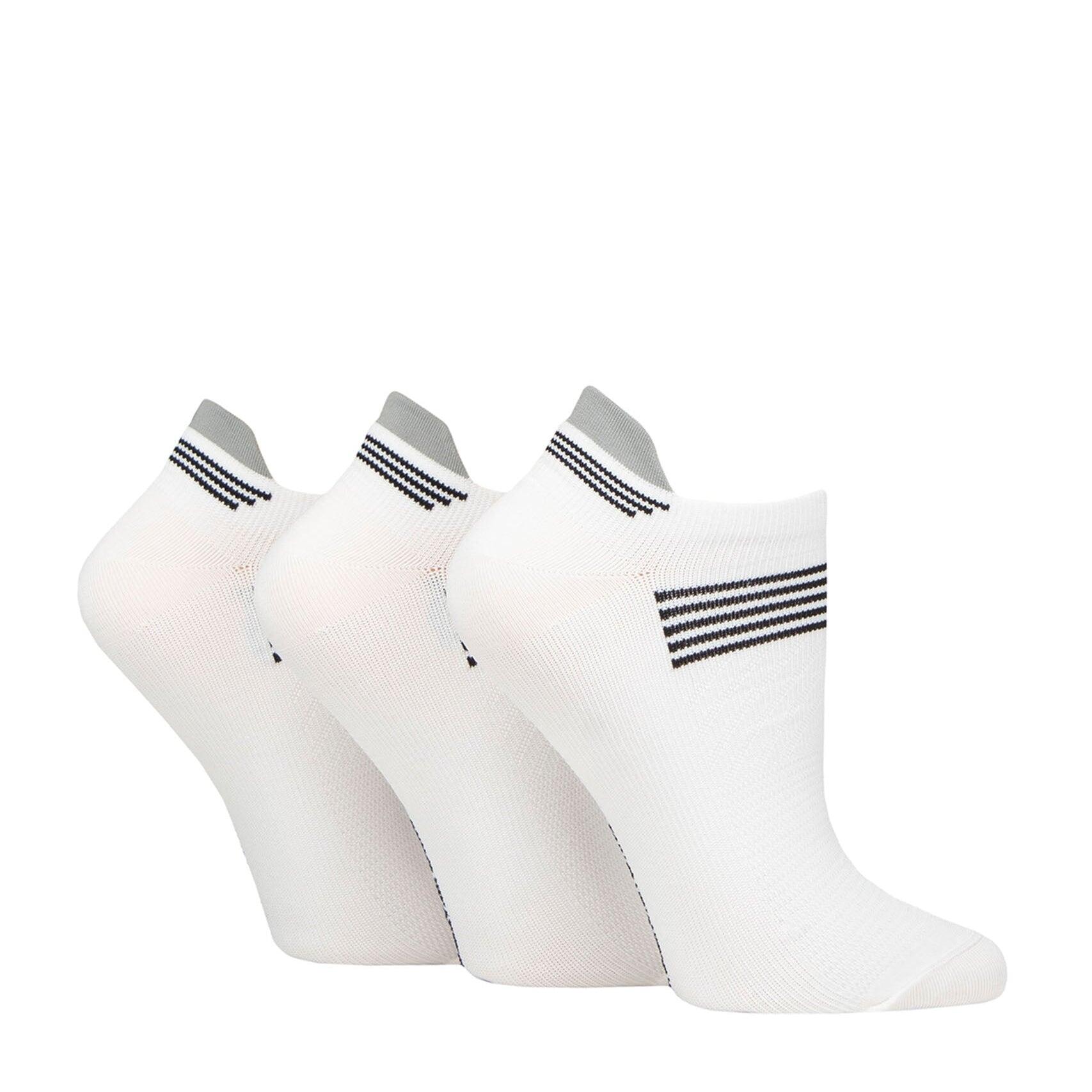 GLENMUIR 3PK Compression Trainer Sport Socks - Women's