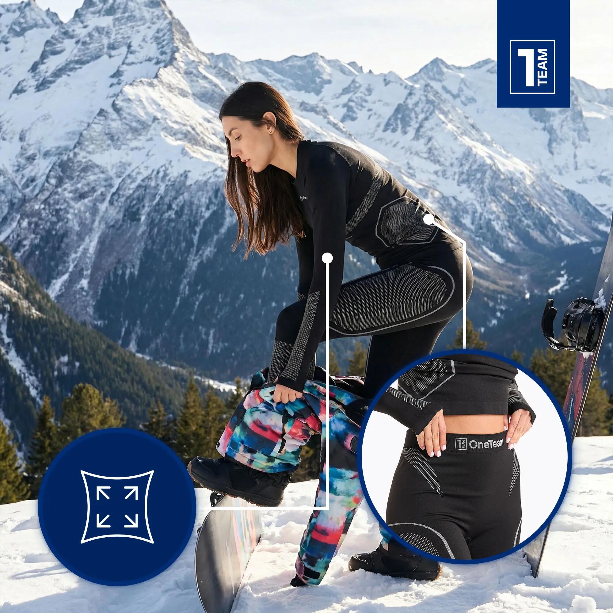 Conjunto de roupa térmica para mulher OneTeam Achill W Set 4/7