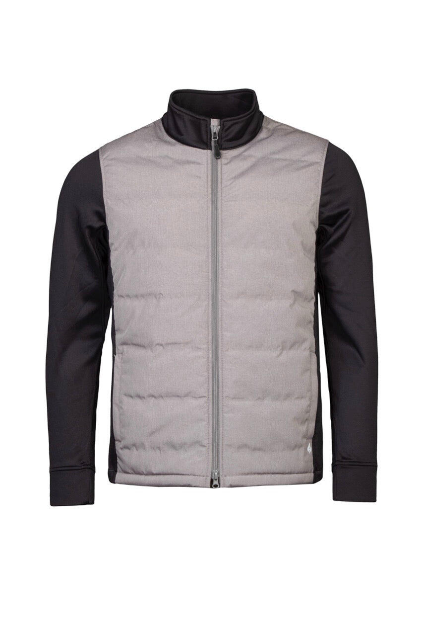 HEAT HOLDERS Mens Mid-Weight and Water Resistant Hybrid Jacket