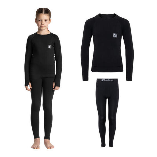 Komplet bielizny termoaktywnej dziecięcej OneTeam Achill Jr Set