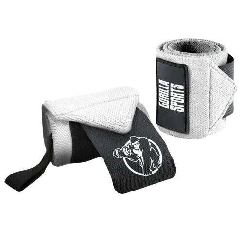 Komplet pasków do podnoszenia ciężarów 45 cm, szary Gorilla Sports