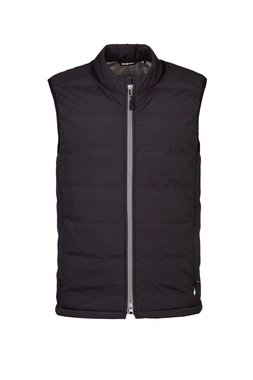 HEAT HOLDERS Mens Mid-Weight and Water Resistant Hybrid Vest
