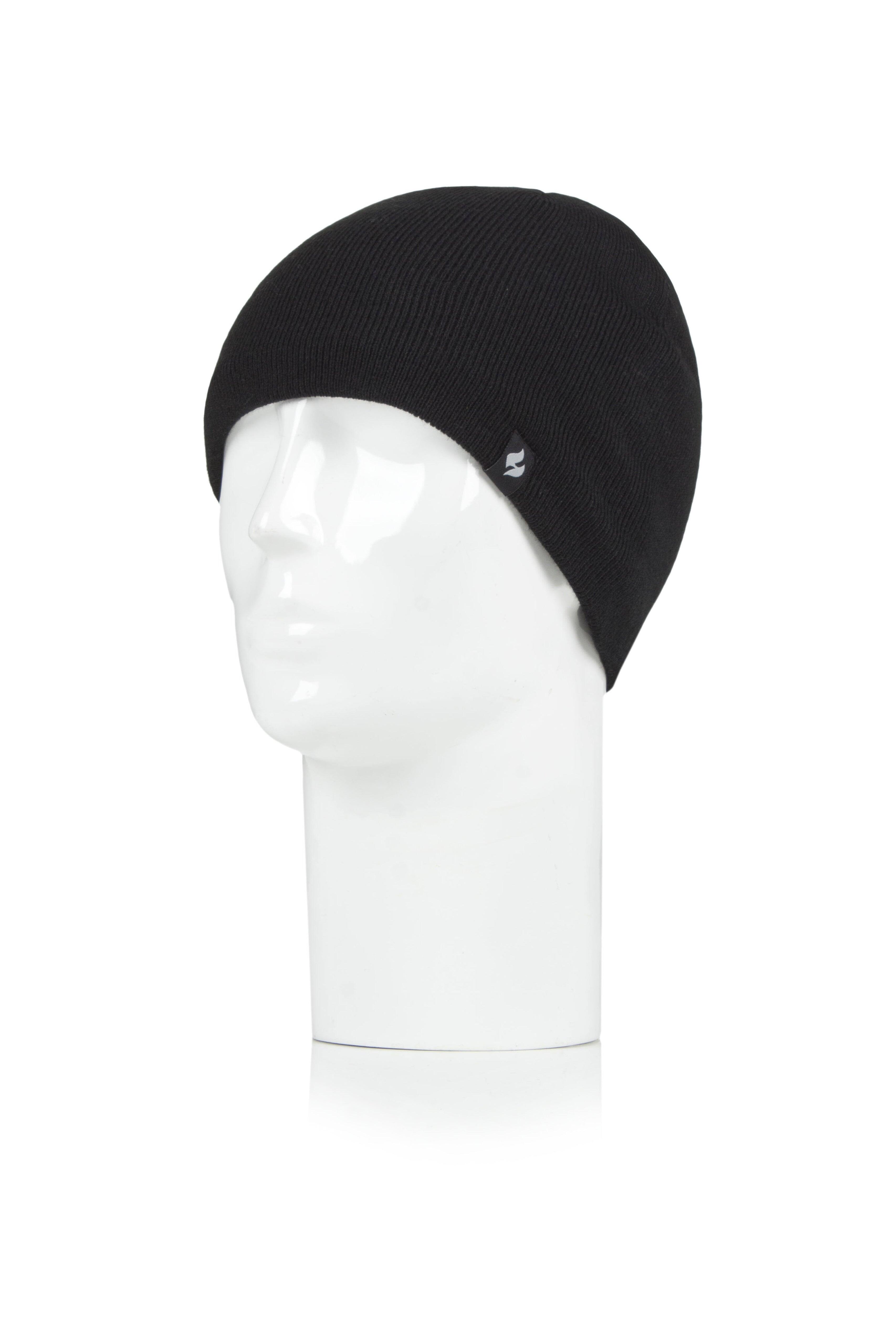 HEAT HOLDERS Rowan Flat Knit Thermal Beanie-Mens