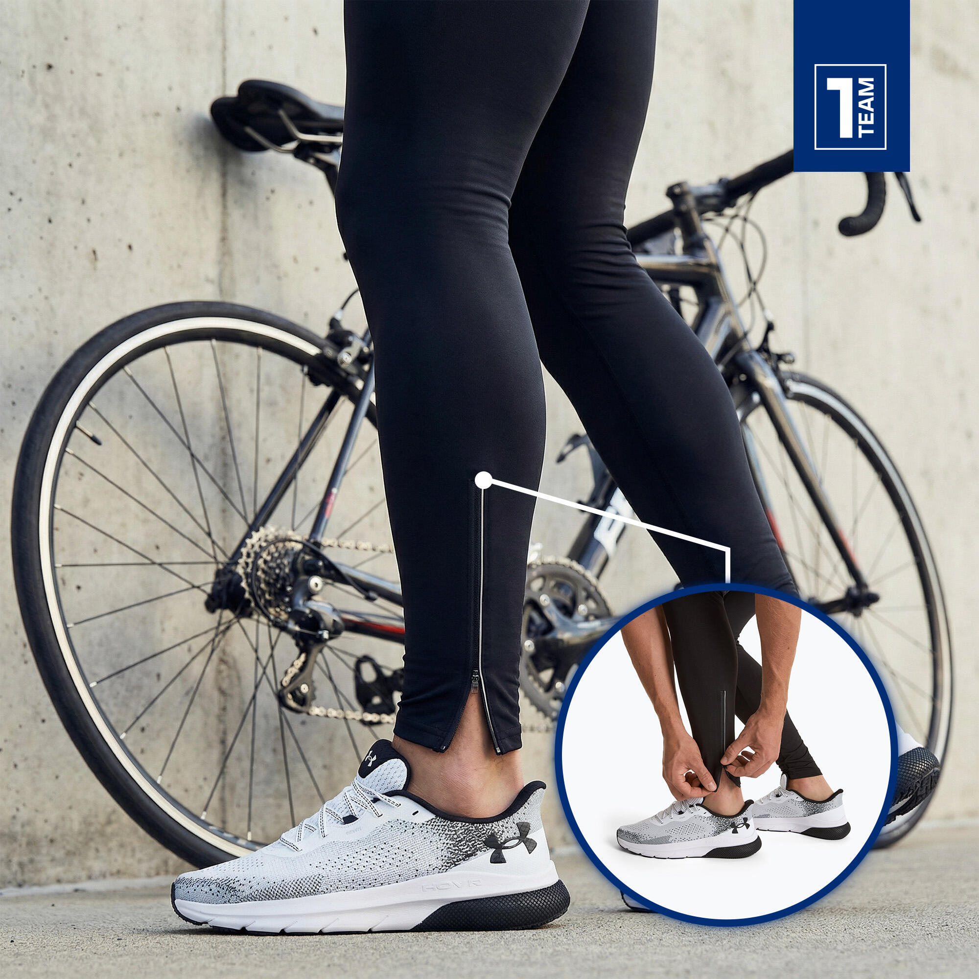 Pantalon thermique OneTeam GOAL DRY PLUS BOTTOM 4/7