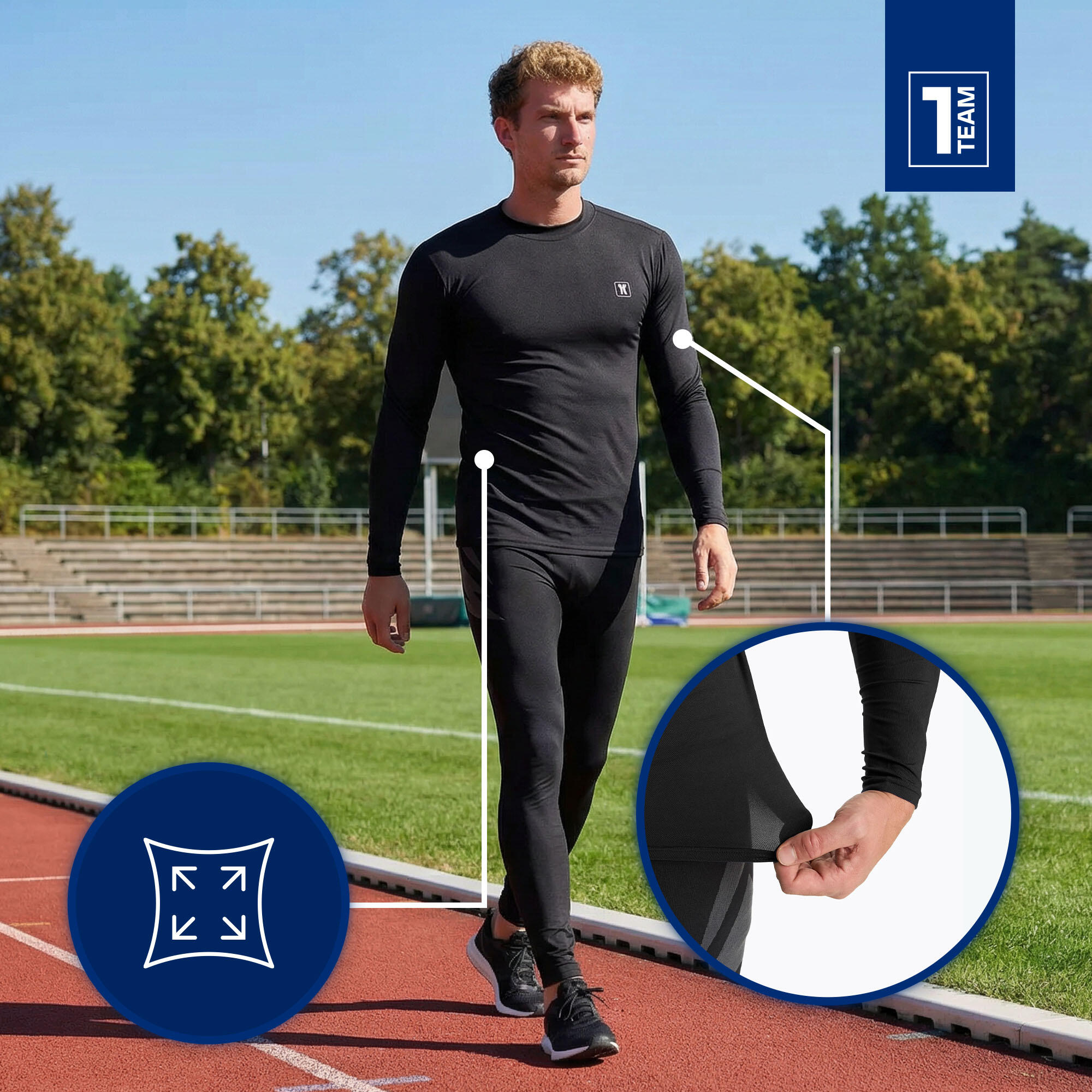 Longsleeve termoaktywny OneTeam GOAL DRY PLUS 3/7