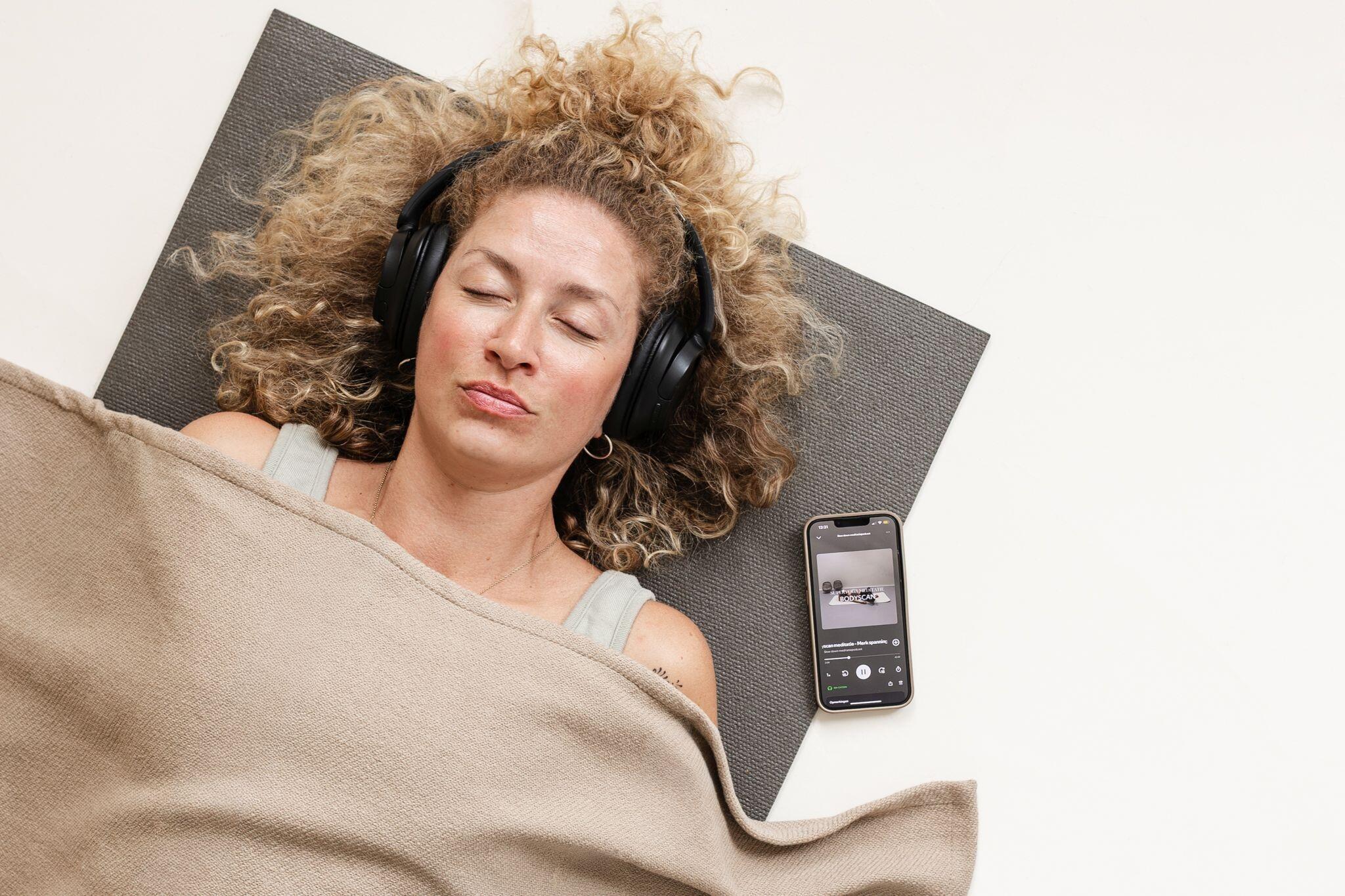 Lotus Yogamat studio grijs extra lang en breed 3/5