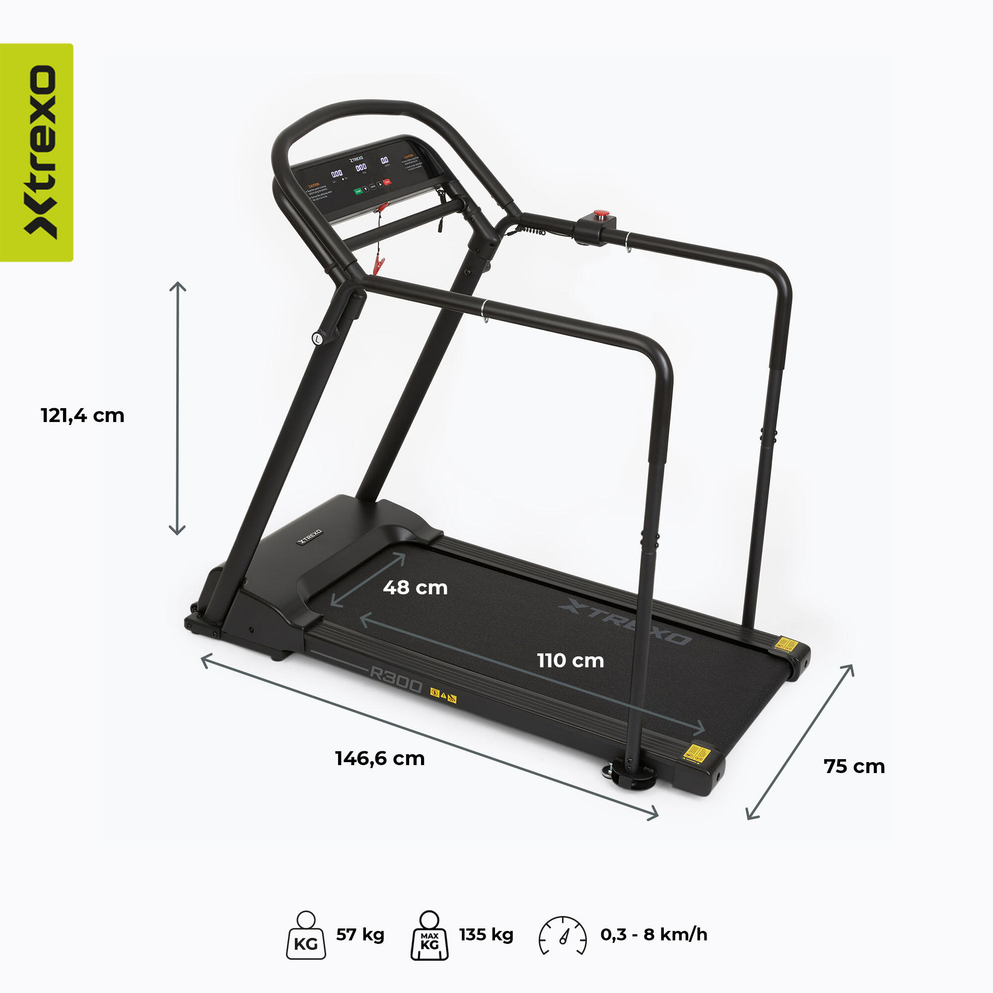 Bieżnia elektryczna XTREXO R300 3/7