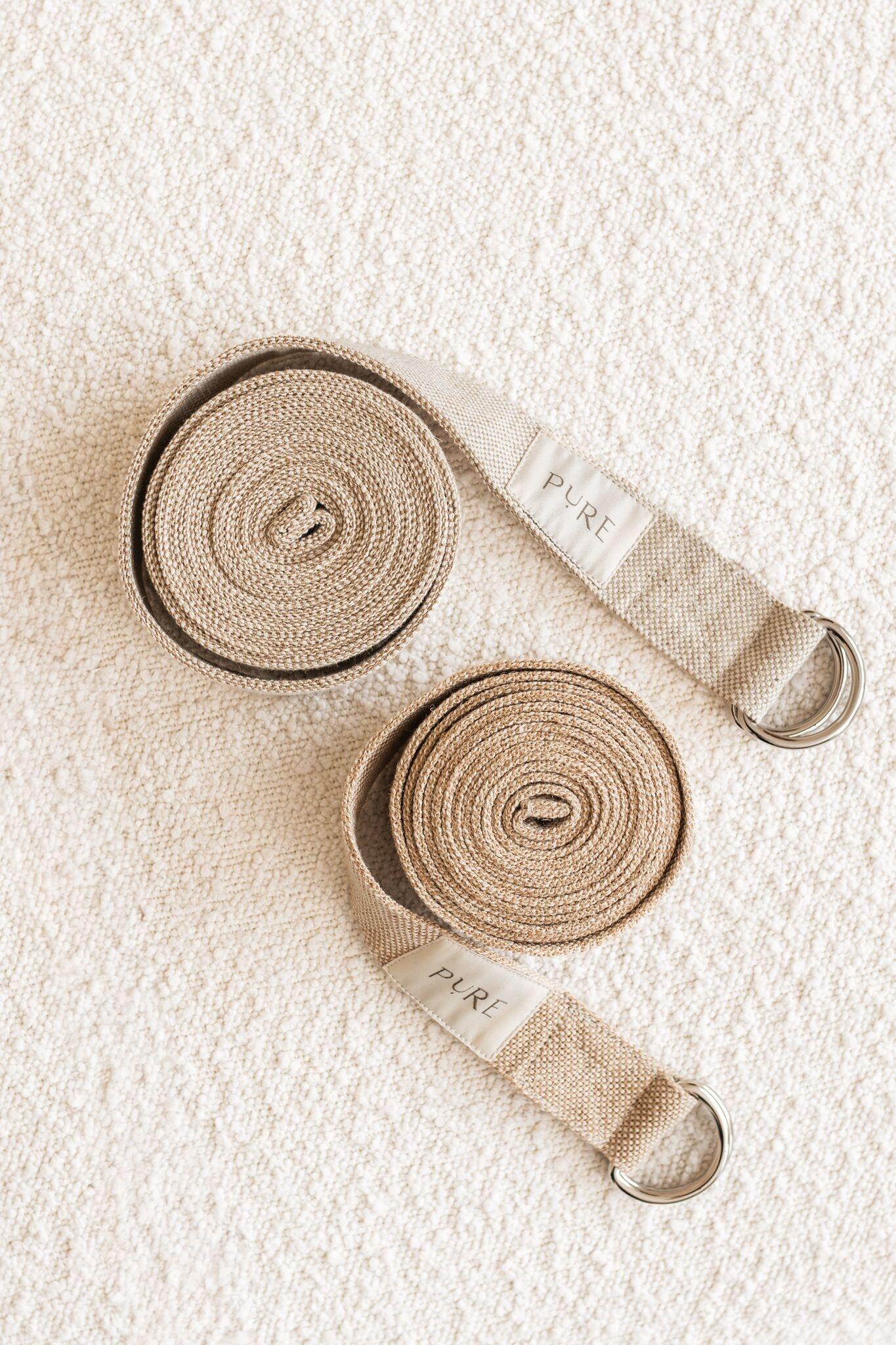 Yoga riem jute extra lang naturel - Pure 5/5