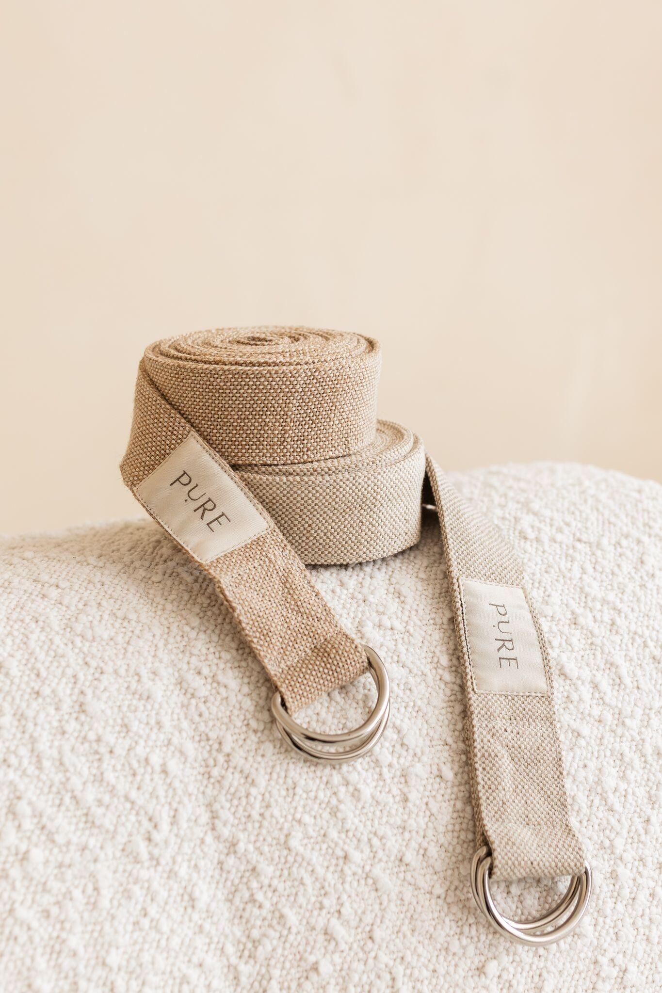 Yoga riem jute extra lang naturel - Pure 4/5