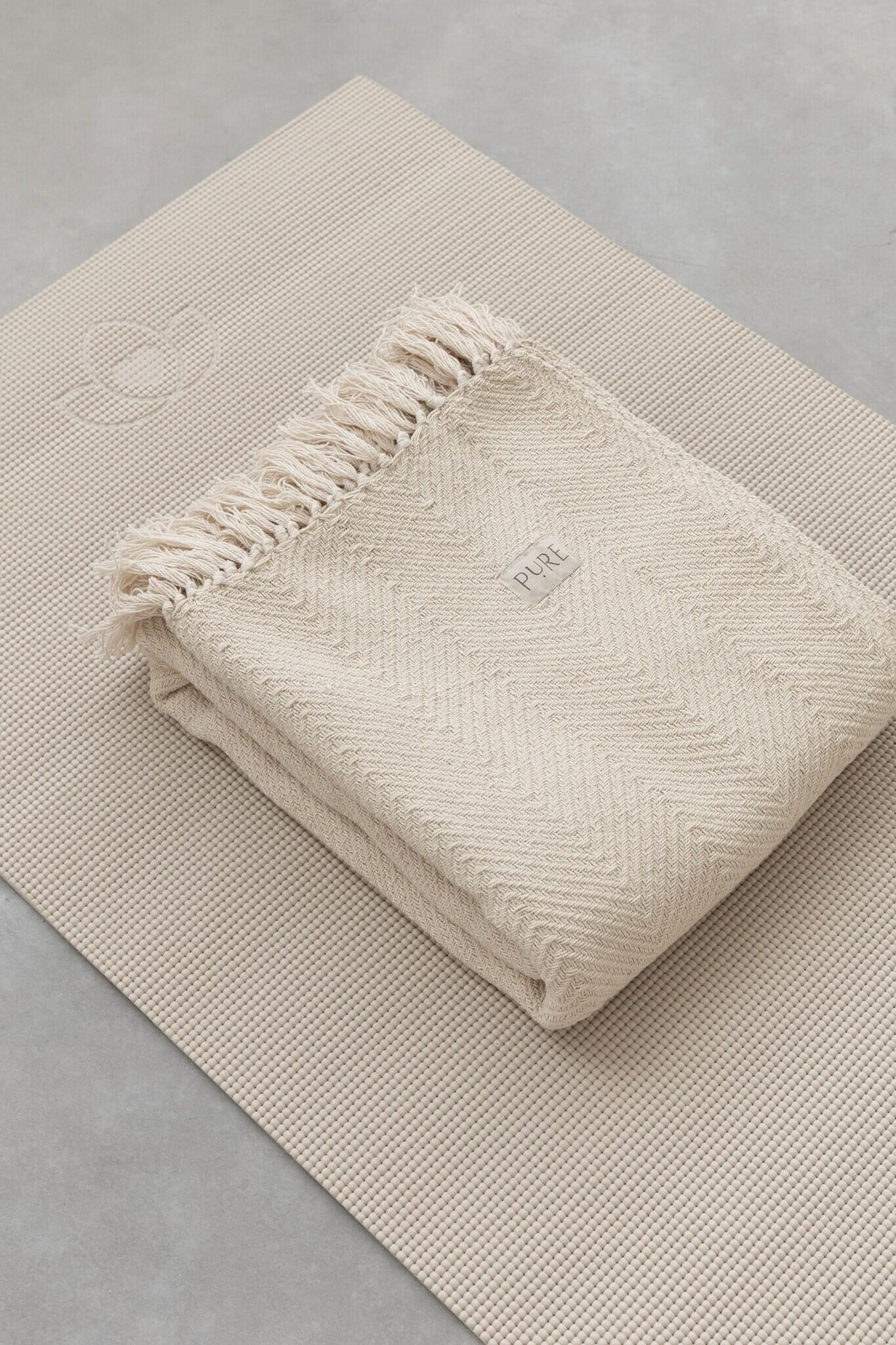 Lotus Yogamat sticky extra dik sand 2/5