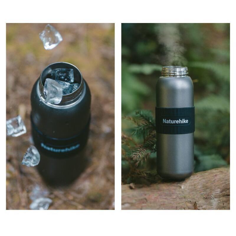 Turistická titanová termoska 0,6 l
