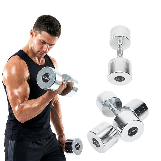 Manubri cromati XTREXO 2x12 kg