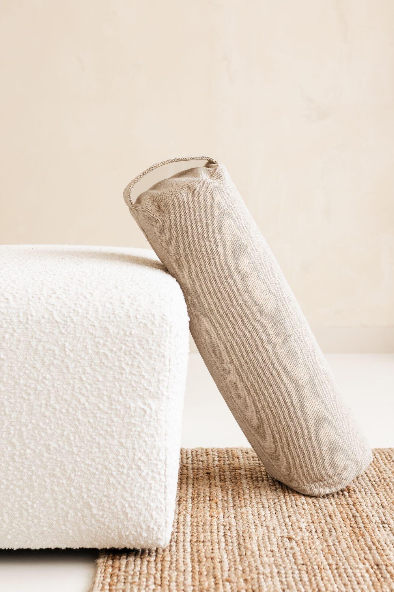 Bolster eco jute naturel rond - Pure 5/5
