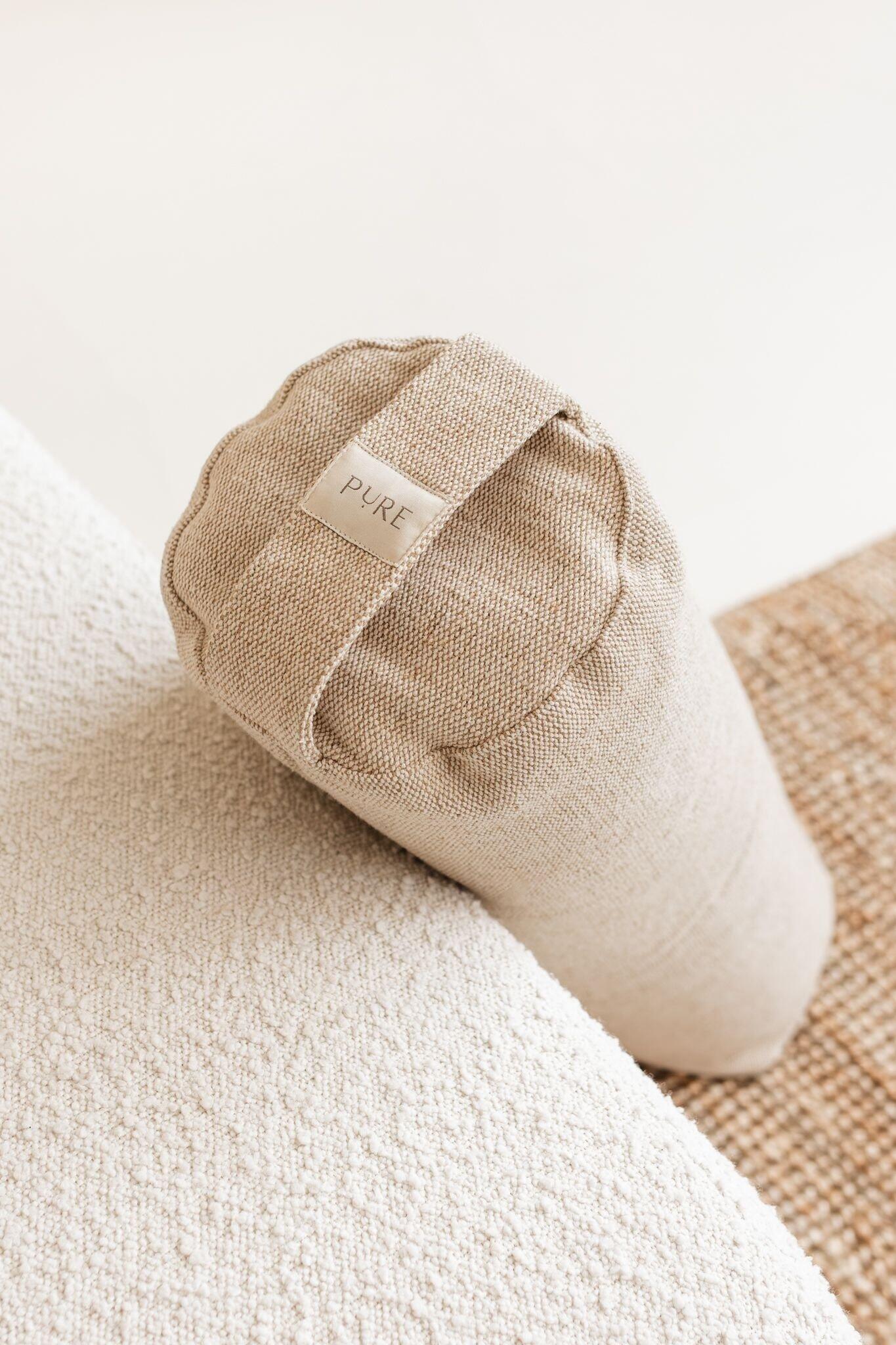 Bolster eco jute naturel rond - Pure 4/5