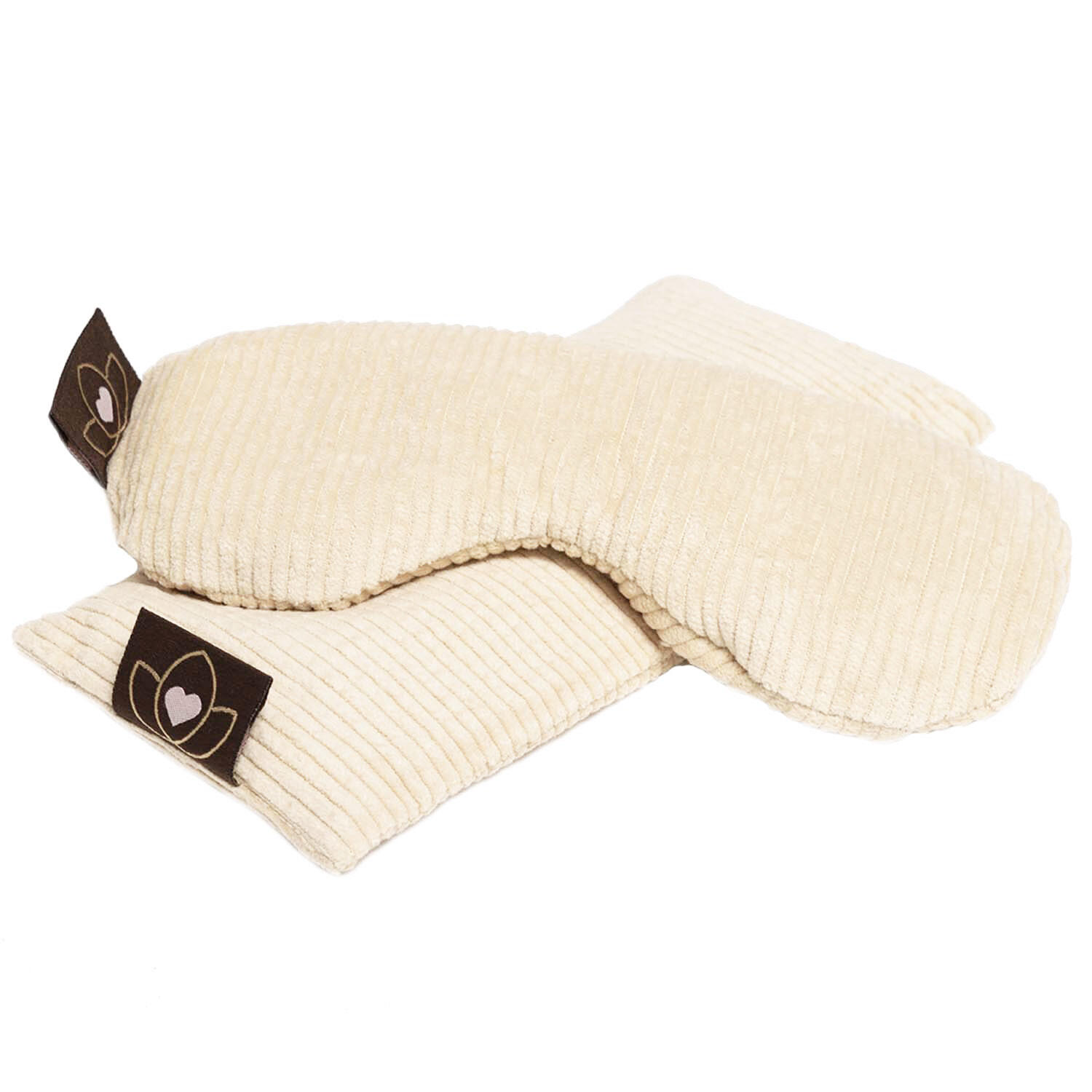 Lotus Oogkussen rib lavendel sand eco 3/5