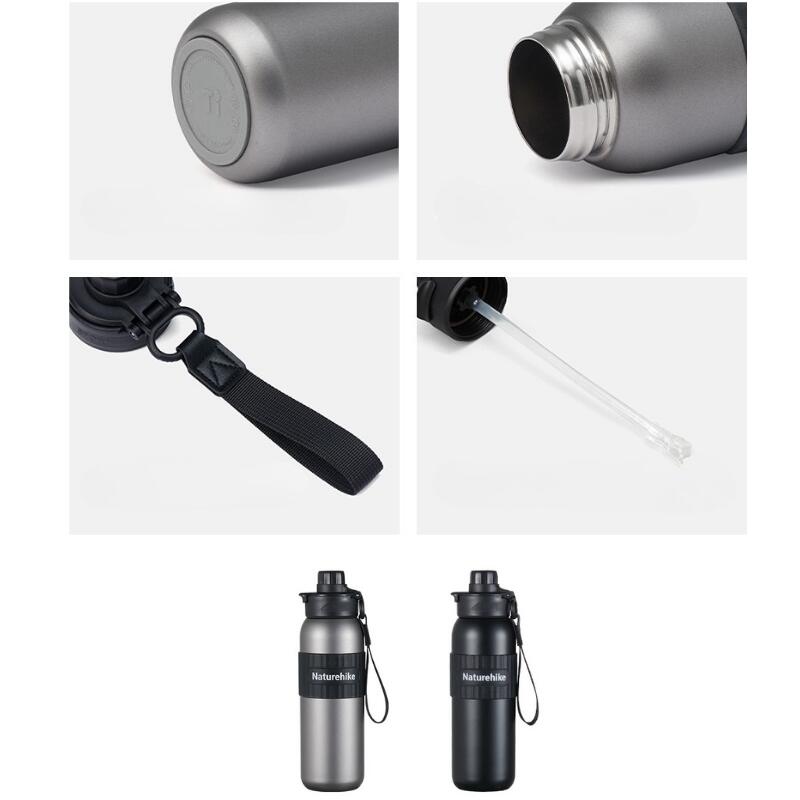 Turistická titanová termoska 0,6 l 6/7