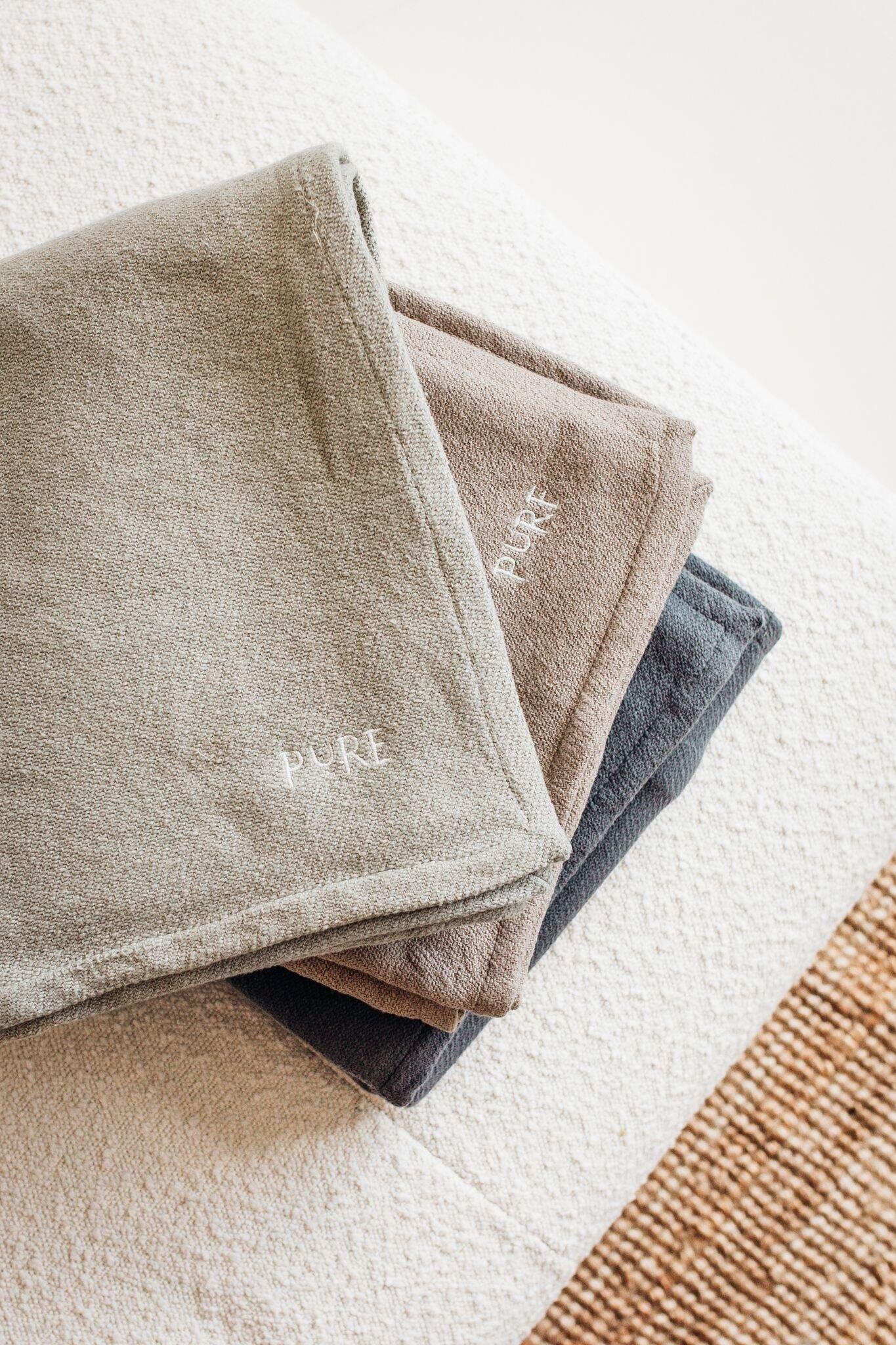 Yoga deken eco asgroen - Pure 4/5