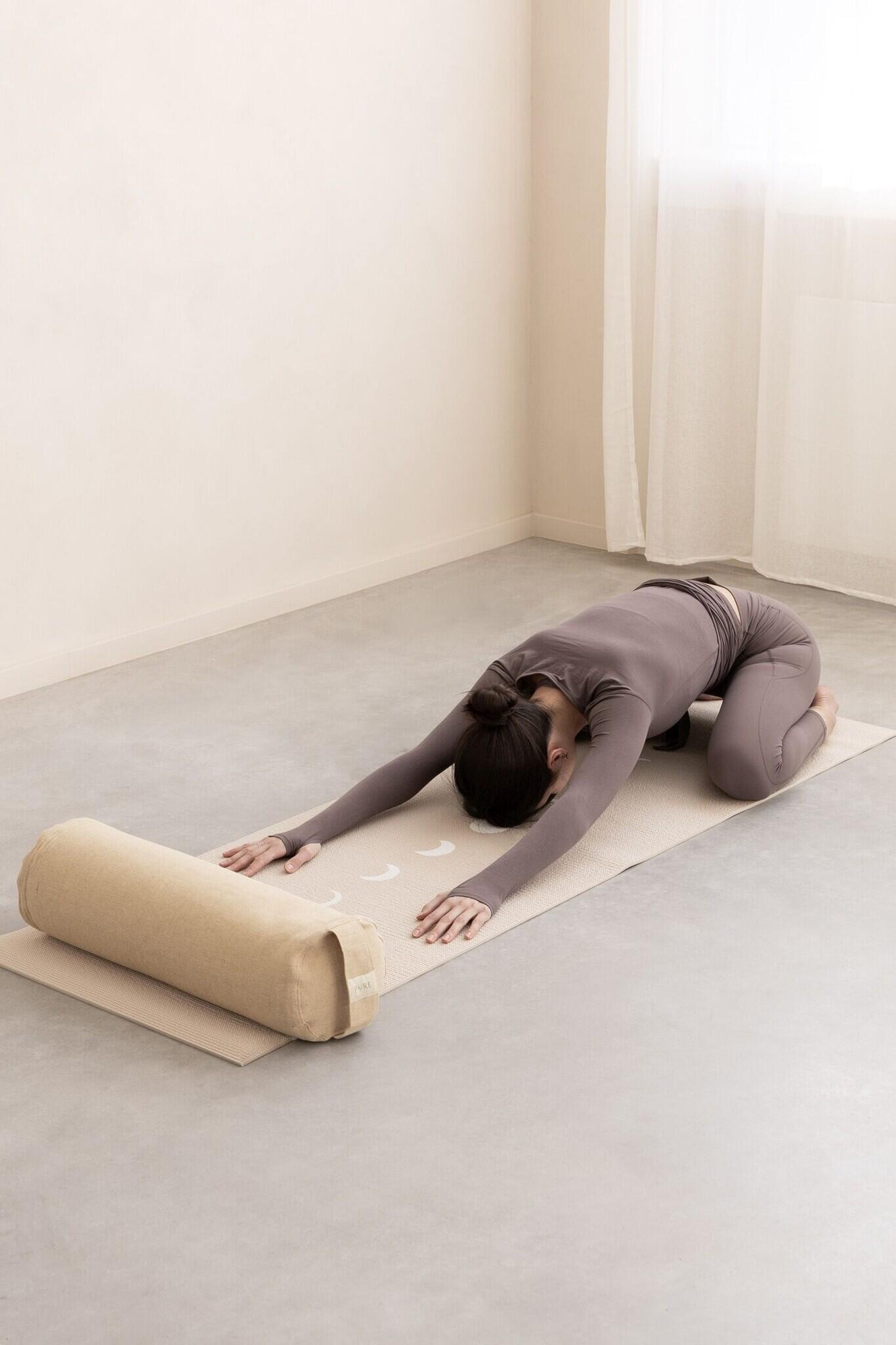 Bolster eco jute bruin rond - Pure 2/5