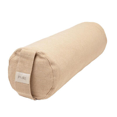 Bolster eco jute bruin rond - pure
