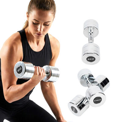 Manubri cromati XTREXO 2x8 kg