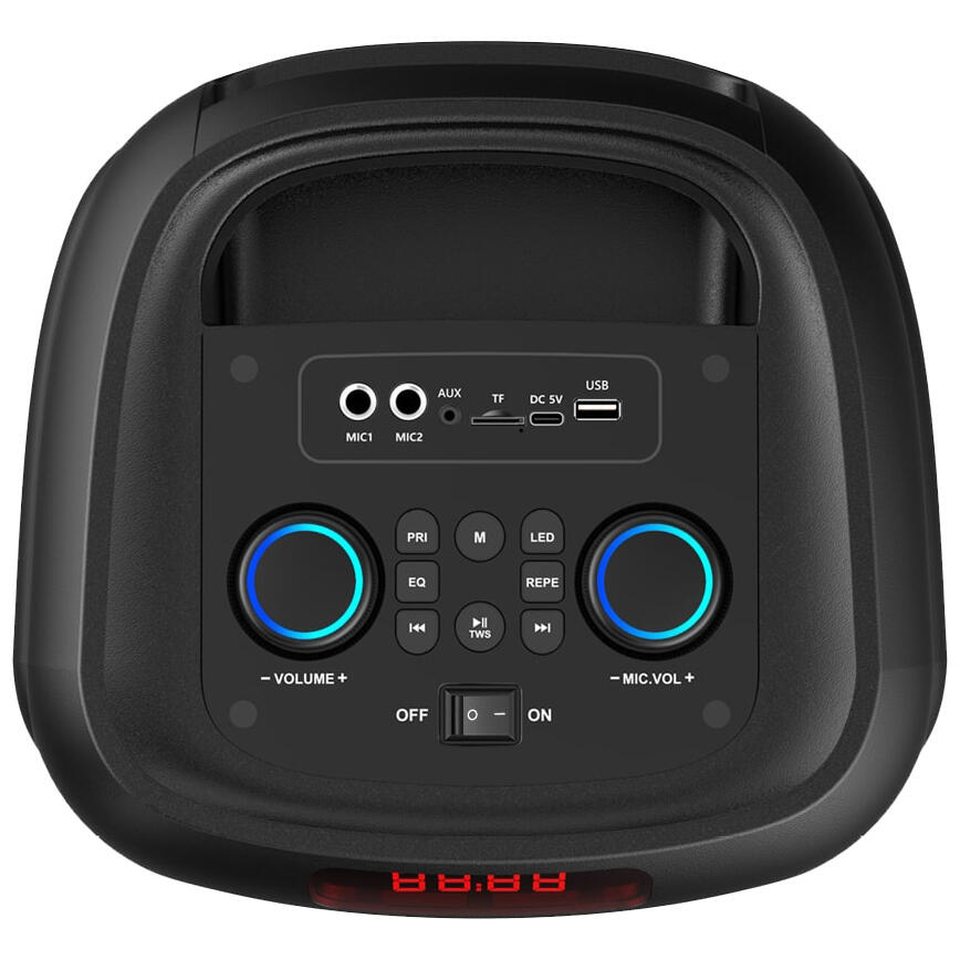 GŁOŚNIK PRZENOŚNY bluetooth Media-Tech karaoke power audio 120W equalizer 2/6