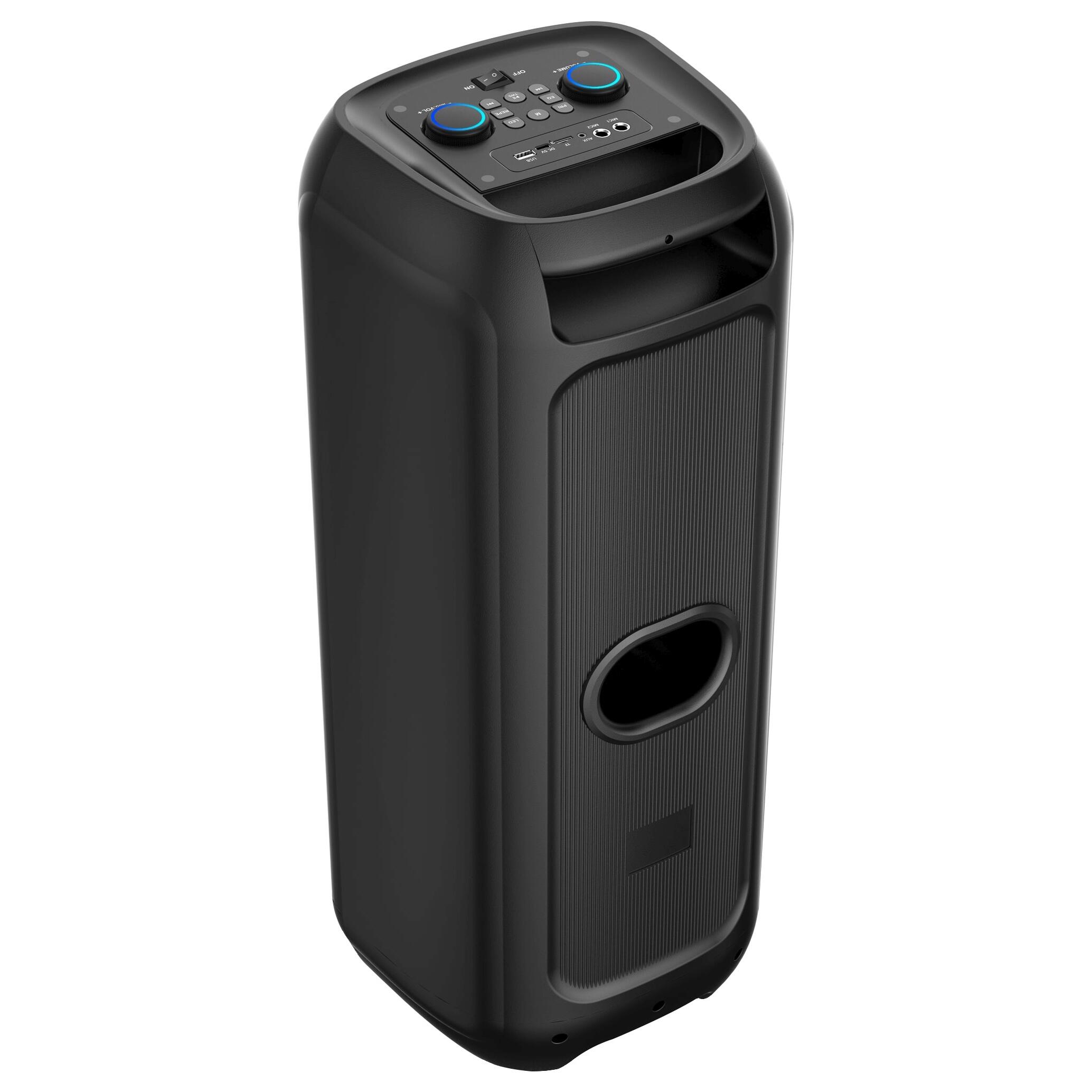 GŁOŚNIK PRZENOŚNY bluetooth Media-Tech karaoke power audio 120W equalizer 5/6