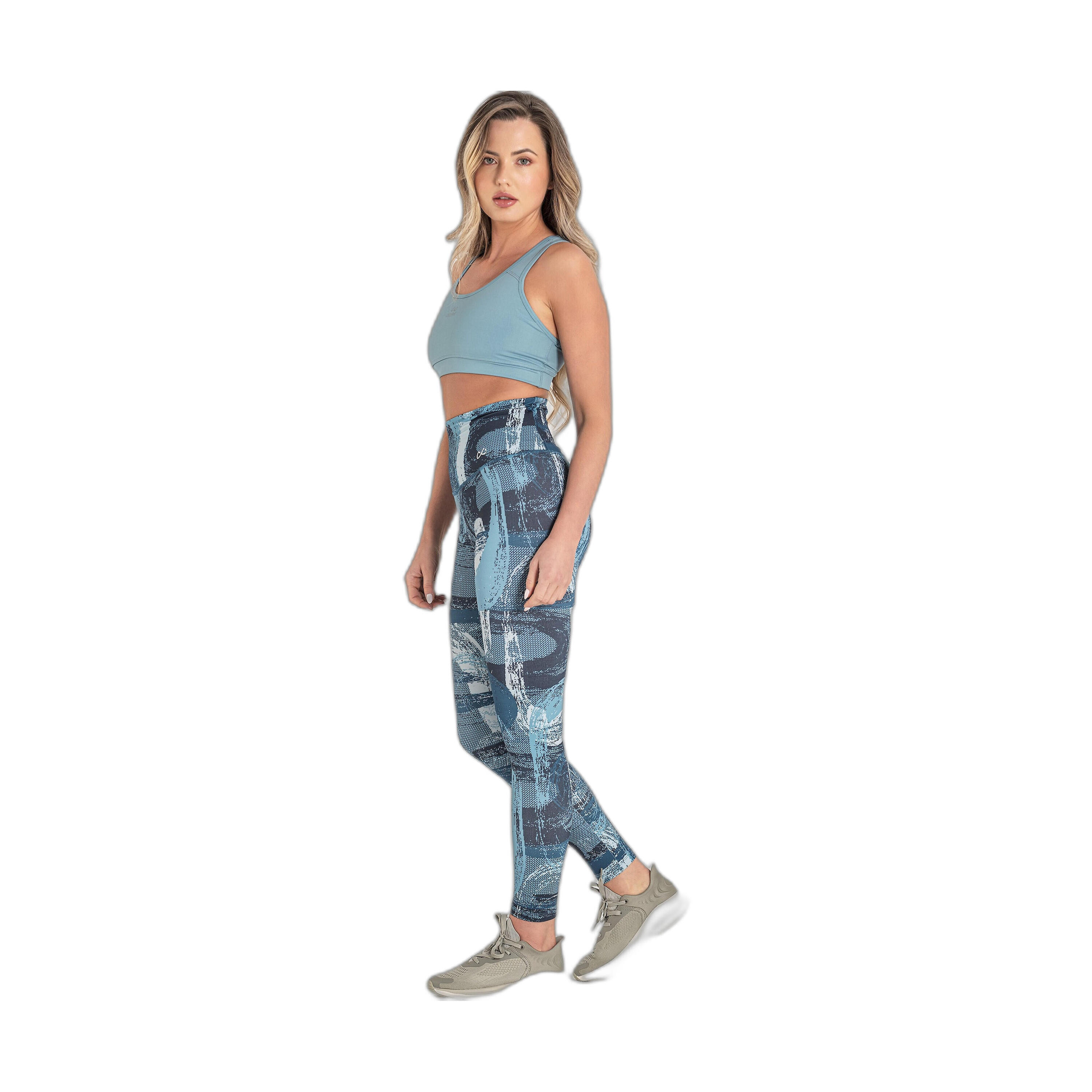 Top Fitness Mujer Ditchil Sport Fire Azul Claro 6/7