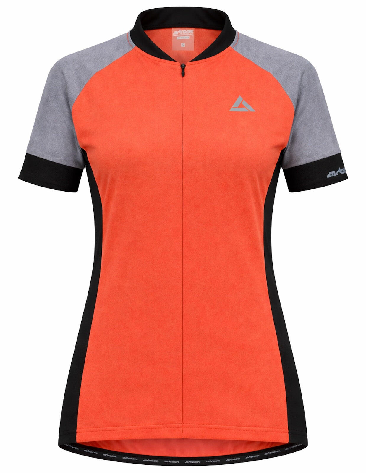 Damen Fahrradtrikot Kurzarm Radtrikot Pro Line Rot 3/3